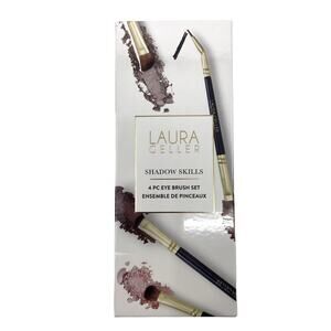 NEW Laura Geller Shadow Skills 4 Pc Eye Brush Set NIB